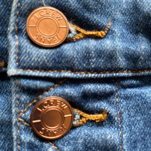 J Crew Denim Skirt with Buttons NEW Size 29 - Picture 3 of 9